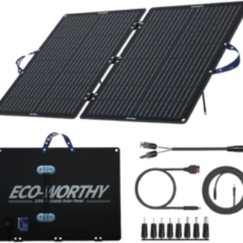 ECO-WORTHY Panel Solar Portátil 100W