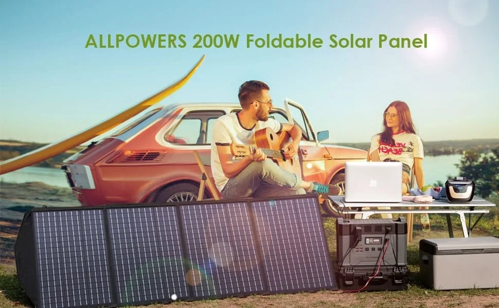 allpowers-panel-solar-plegable-200W-1 ALLPOWERS Panel Solar Plegable de 200W